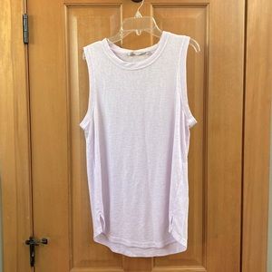 Athleta Lavender slub tank
